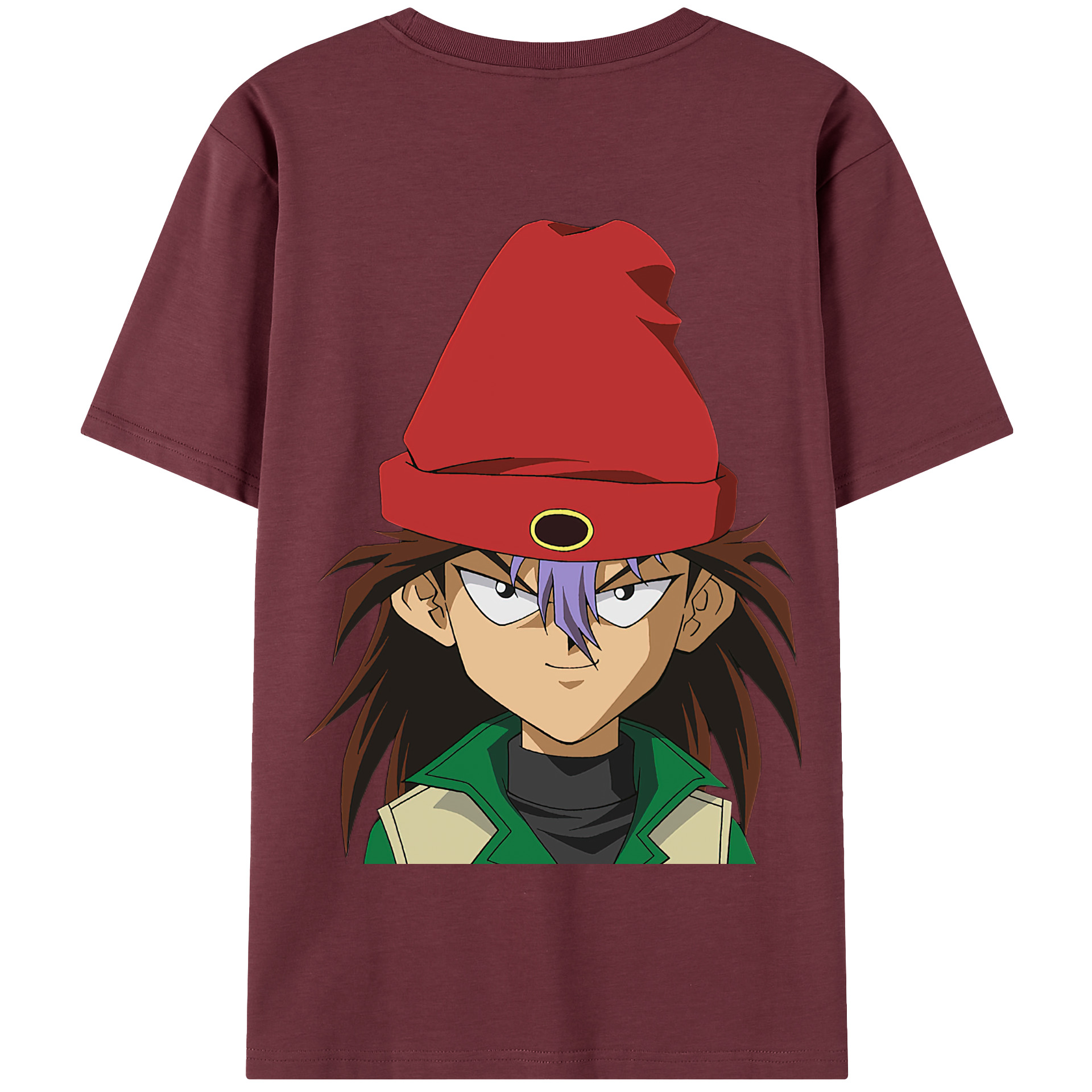 （画像用） 遊☆戯☆王 Yu-Gi-Oh! 綿100％半袖Tシャツ（背面プリント）